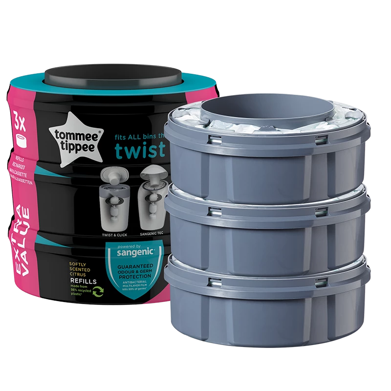 PACK 3 RECAMBIOS PARA CONTENEDORES TWIST